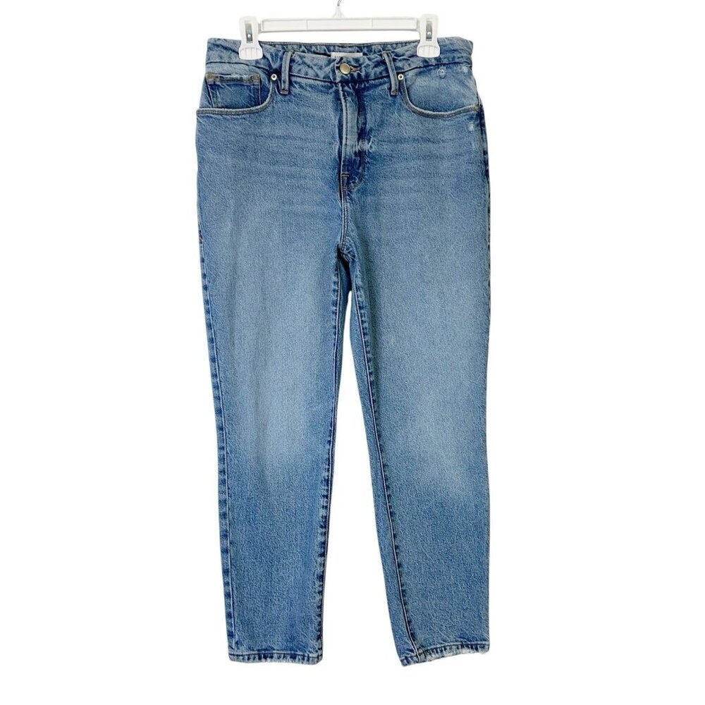 Good American Good Girlfriend Jeans Womens‎ Size 28 High Rise Ankle Crop
